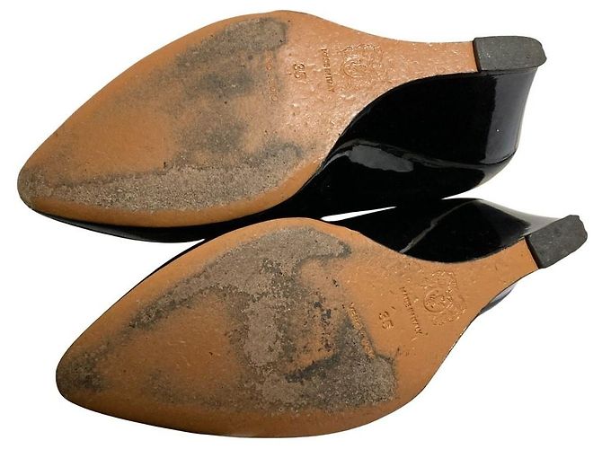 Autre Marque Décolleté con zeppa in vernice Brunomagli Nero - vista 8