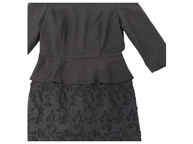 Autre Marque Vestido ANAYI Docking Negro - vista 3