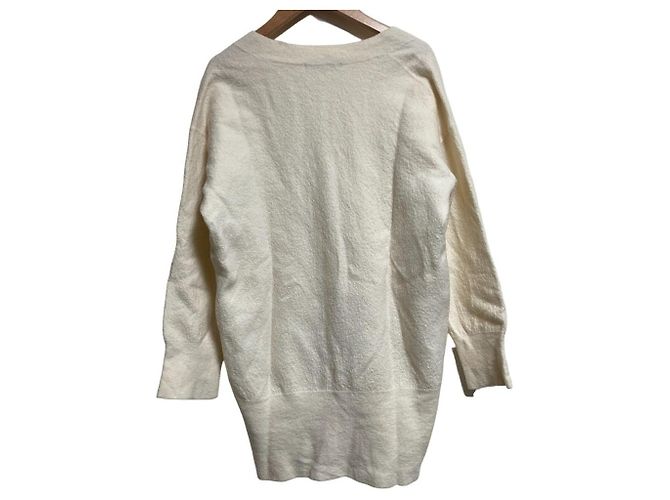 Autre Marque Malha Decote V 23ku Branco - vista 2