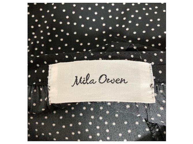 Autre Marque Abito camicia a pois Mila Owen Nero - vista 4