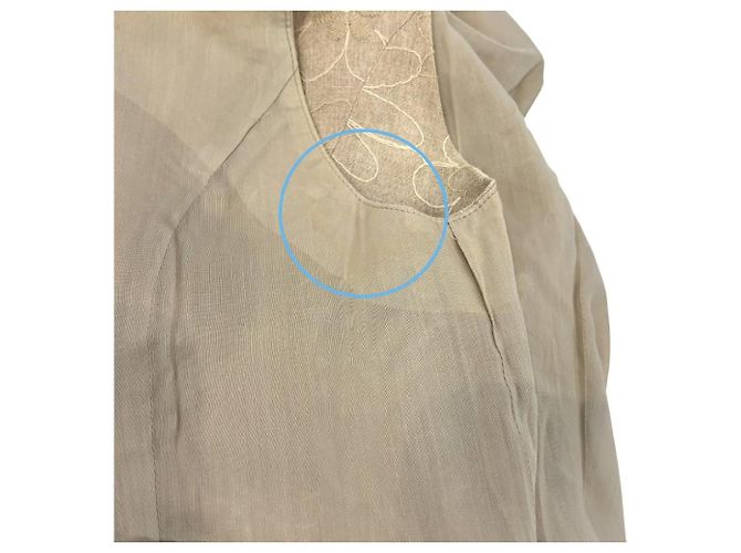 Autre Marque FOXEY Bloom Embroidery Kleid Beige - Ansicht 12