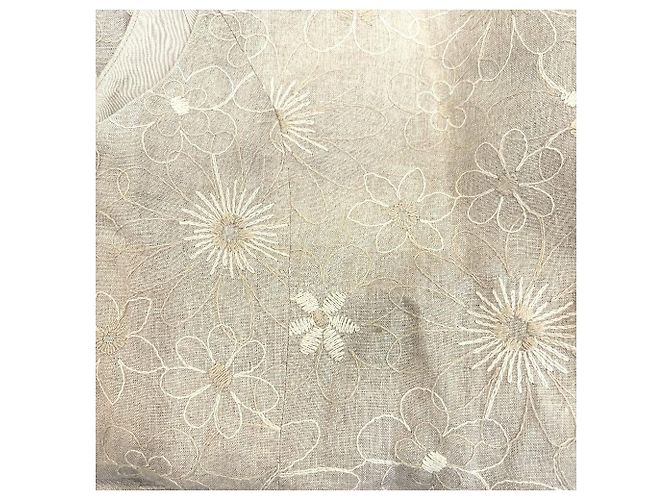 Autre Marque FOXEY Bloom Embroidery Kleid Beige - Ansicht 13