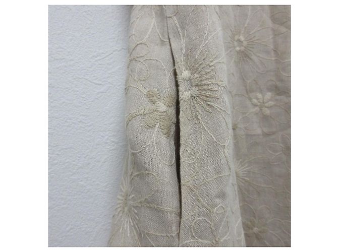 Autre Marque FOXEY Bloom Embroidery Kleid Beige - Ansicht 5