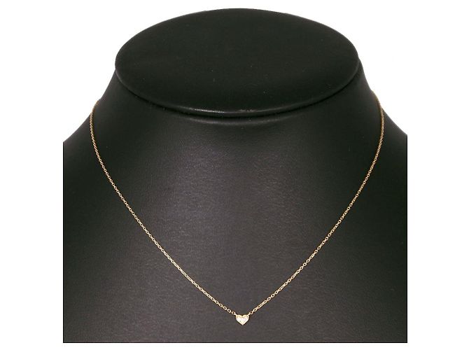 Autre Marque Collier 4℃ en or jaune K10 et diamants Doré - vue 2