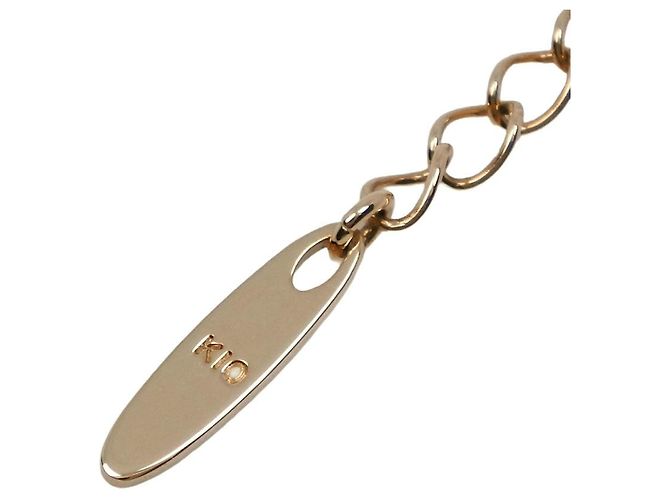 Autre Marque Collier 4℃ en or jaune K10 et diamants Doré - vue 7