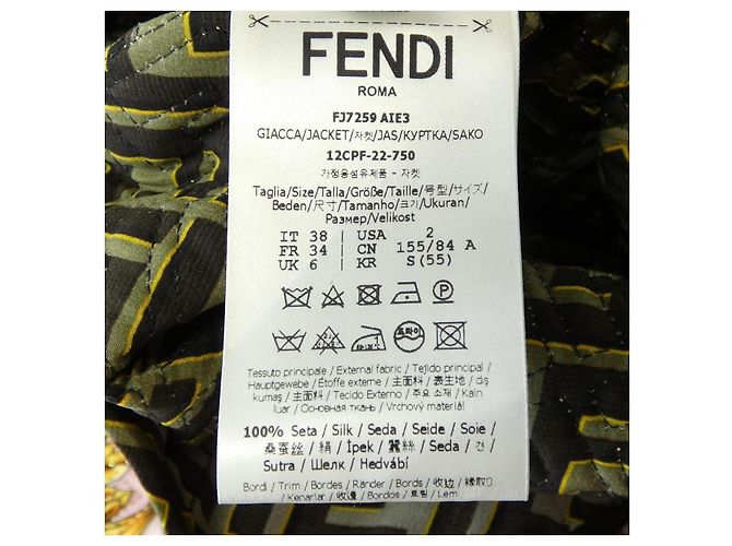 Autre Marque Blusón de seda Fendace FJ7259 AIE3 Castaño Rosa - vista 3
