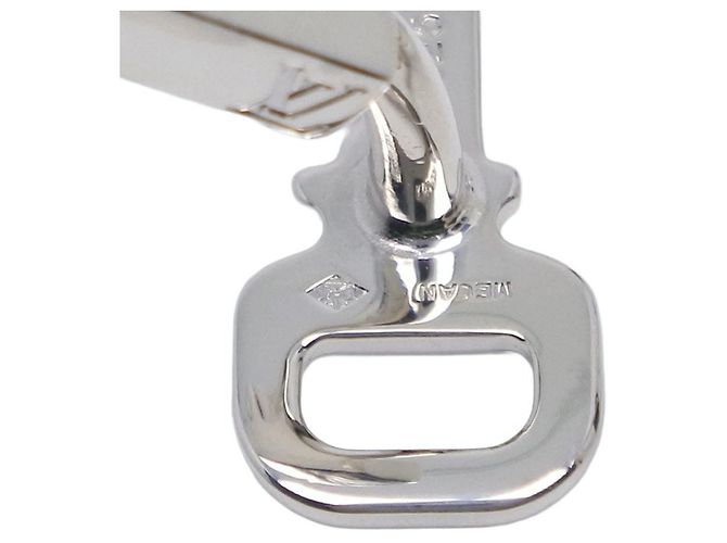 Louis Vuitton Boutons de Manchette Cadenas et Clé Silver 925 Cufflinks Argento - vista 6