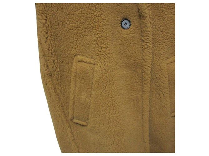 Autre Marque Abrigo cocoon de boa CINOH Castaño - vista 4