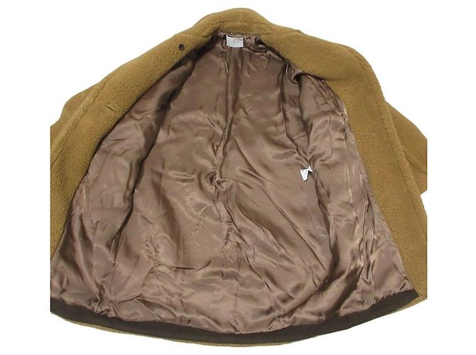 Autre Marque Abrigo cocoon de boa CINOH Castaño - vista 5