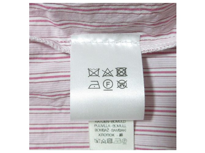 Autre Marque Abito camicia in cotone a righe forte_forte Rosa - vista 8