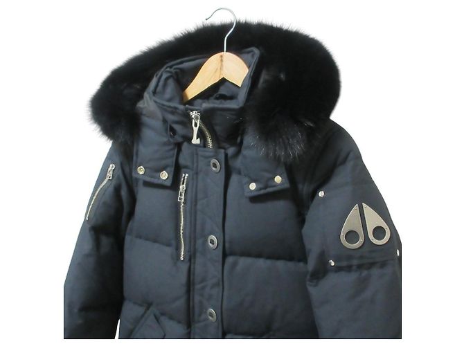 Autre Marque Moose Knuckles Fox Fur Down Jacket Blue Navy blue - view 3