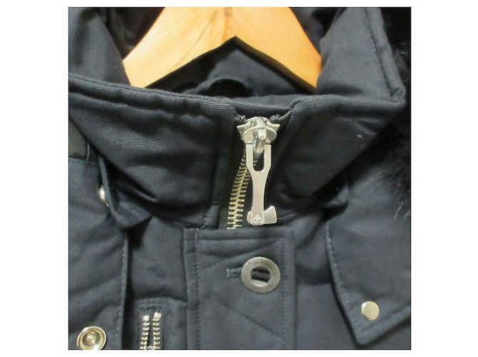 Autre Marque Moose Knuckles Fox Fur Down Jacket Blue Navy blue - view 4
