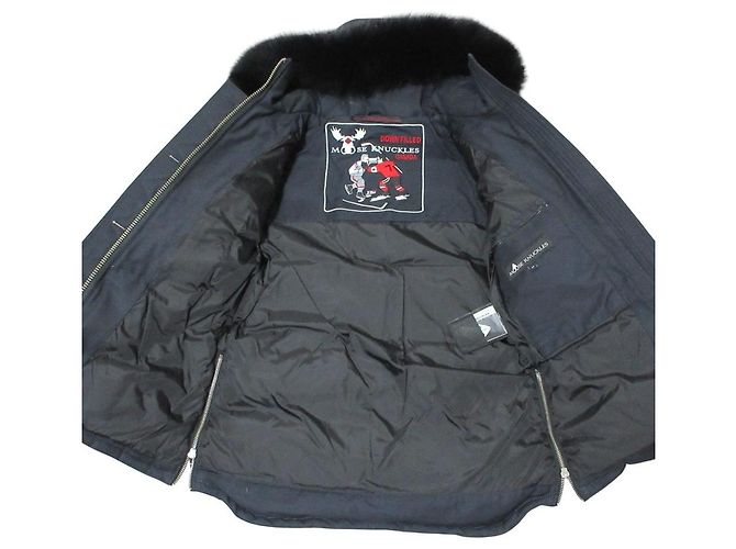 Autre Marque Moose Knuckles Fox Fur Down Jacket Blue Navy blue - view 6