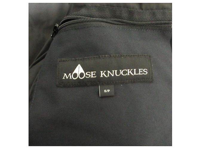Autre Marque Moose Knuckles Fox Fur Down Jacket Blue Navy blue - view 7