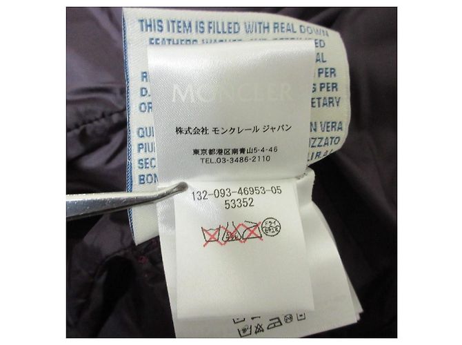 Chaqueta de plumón Moncler SANGLIER Púrpura - vista 9