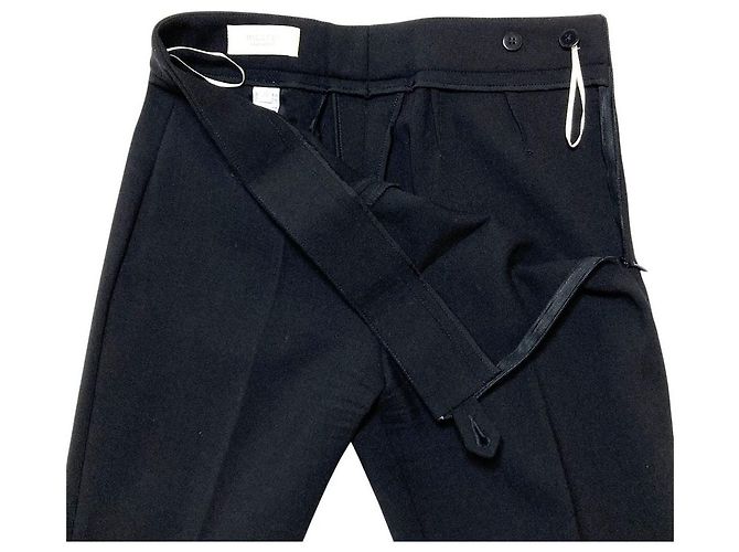 Autre Marque Pantaloni Slim Incotex Nero - vista 3