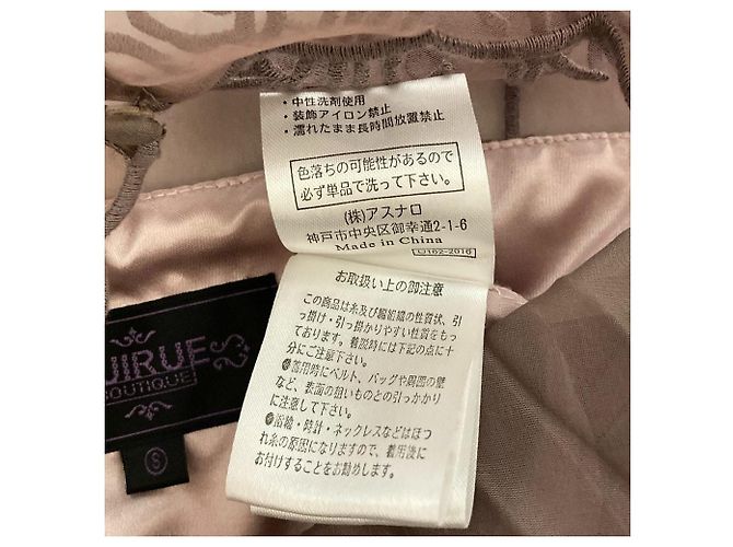 Autre Marque Vestido plisado RUIRUE BOUTIQUE Rosa - vista 4