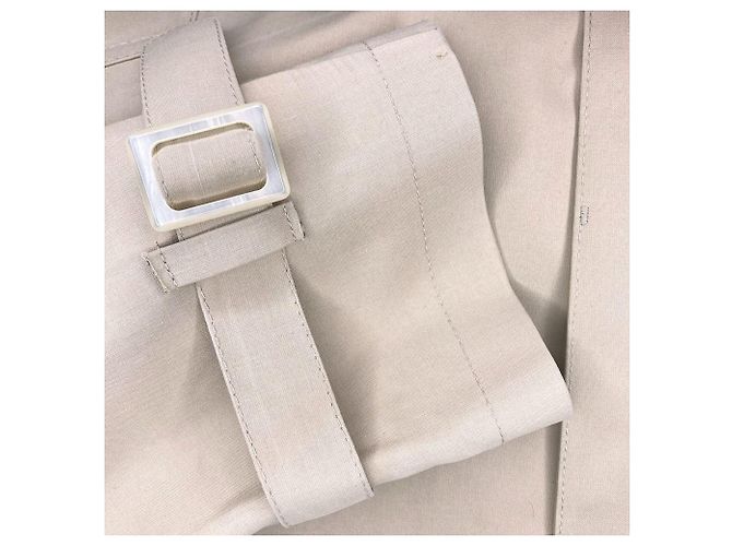 Mackintosh Rubberized Single Collar Coat Beige - view 11