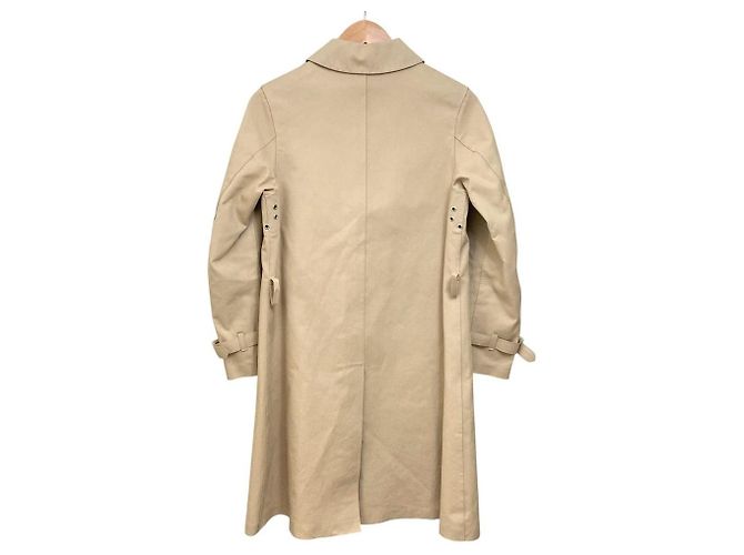 Mackintosh Rubberized Single Collar Coat Beige - view 2