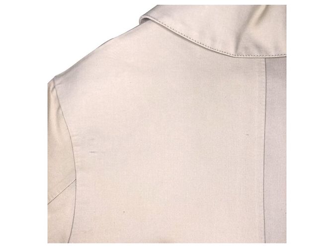 Mackintosh Rubberized Single Collar Coat Beige - view 6