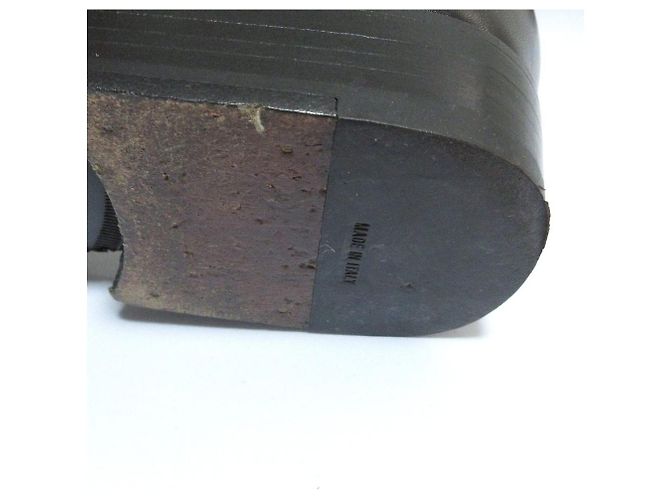 Mocassins Gancini Salvatore Ferragamo Noir - vue 10