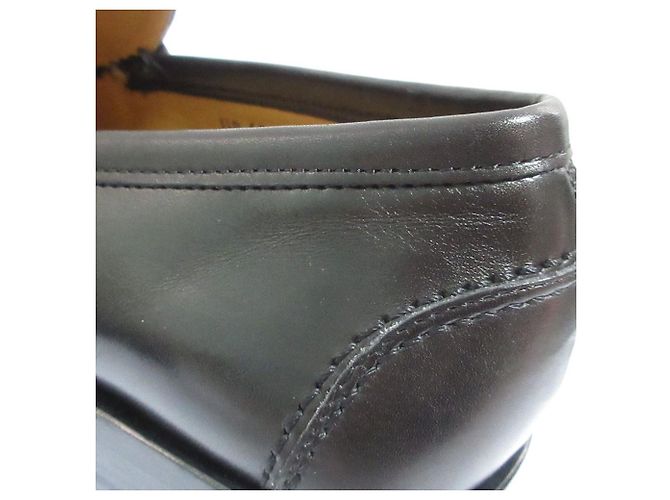 Mocassins Gancini Salvatore Ferragamo Noir - vue 13