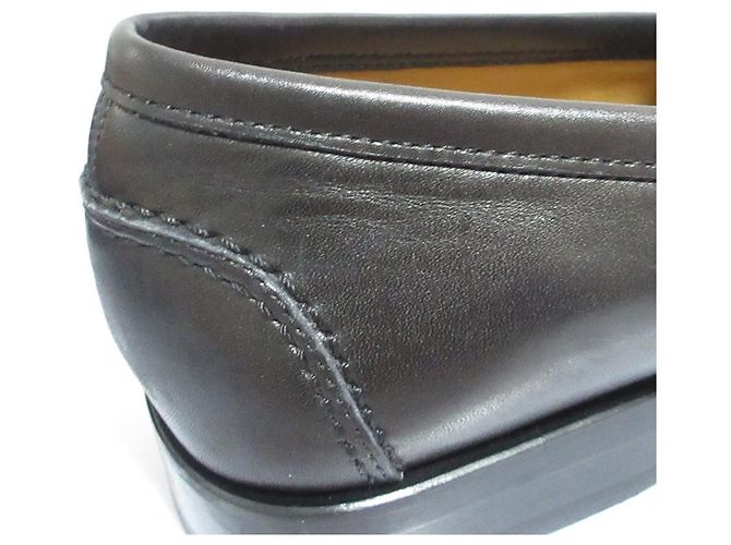 Mocassins Gancini Salvatore Ferragamo Noir - vue 14