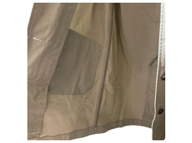 Autre Marque Abrigo Margaret Howell PROOFED COTTON NYLON TWILL Beige - vista 11