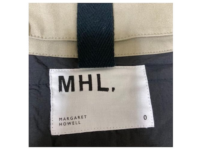 Autre Marque Abrigo Margaret Howell PROOFED COTTON NYLON TWILL Beige - vista 14