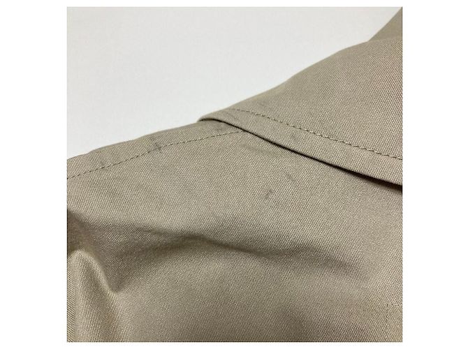 Autre Marque Abrigo Margaret Howell PROOFED COTTON NYLON TWILL Beige - vista 19