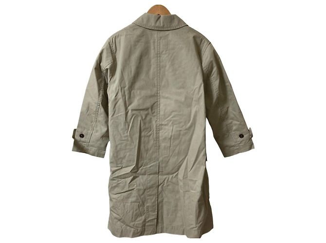 Autre Marque Abrigo Margaret Howell PROOFED COTTON NYLON TWILL Beige - vista 2