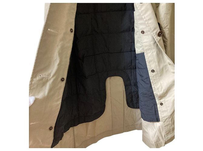 Autre Marque Abrigo Margaret Howell PROOFED COTTON NYLON TWILL Beige - vista 3
