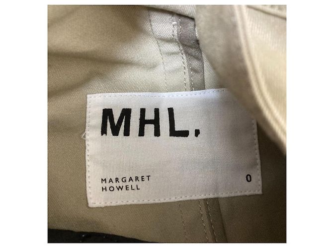 Autre Marque Abrigo Margaret Howell PROOFED COTTON NYLON TWILL Beige - vista 7