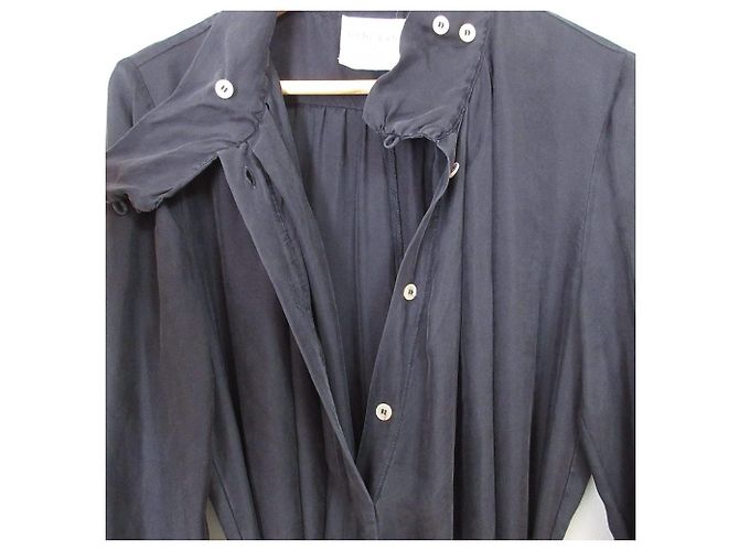 Autre Marque forte_forte Pullover-Hemdkleid Schwarz - Ansicht 5