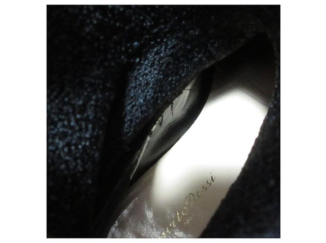 Autre Marque Gianvito Rossi TORRANCE Strickstiefel Schwarz - Ansicht 17
