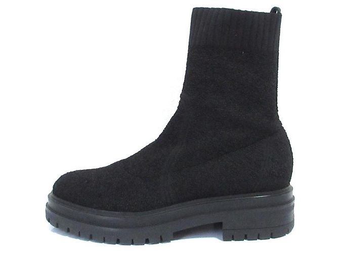 Autre Marque Gianvito Rossi TORRANCE Strickstiefel Schwarz - Ansicht 2