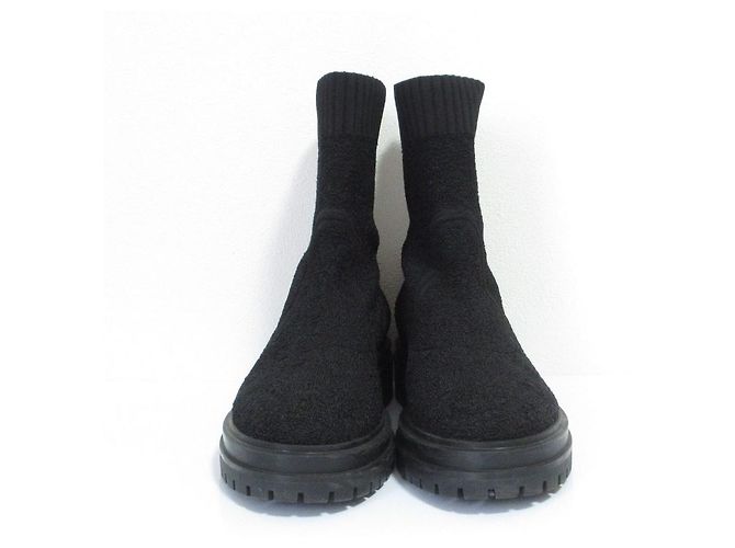 Autre Marque Gianvito Rossi TORRANCE Strickstiefel Schwarz - Ansicht 3