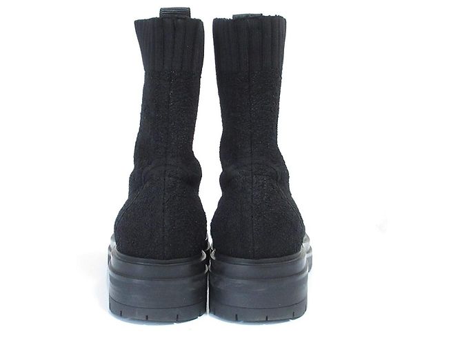 Autre Marque Gianvito Rossi TORRANCE Strickstiefel Schwarz - Ansicht 5