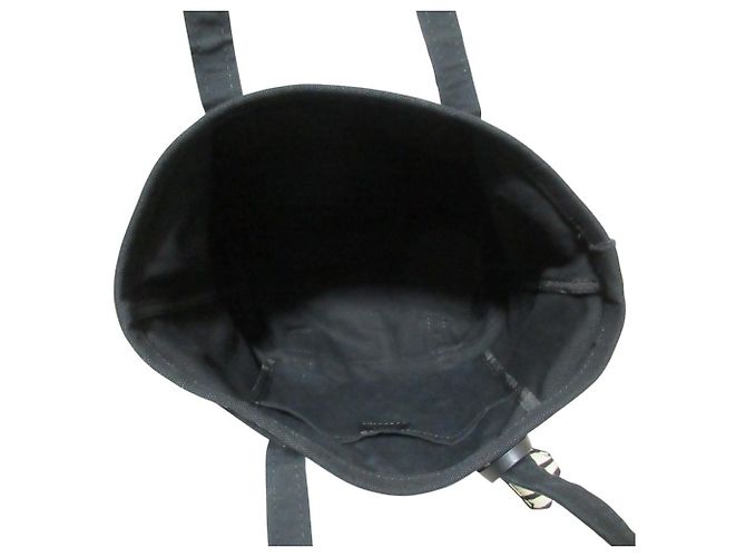 Autre Marque Bolsa 2way de lona 23ku Preto - vista 8