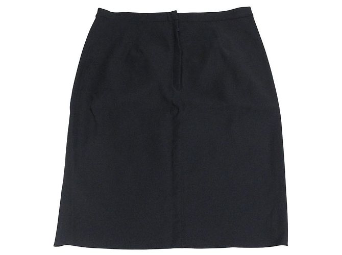 Saia de nylon elástica LANVIN Preto - vista 2