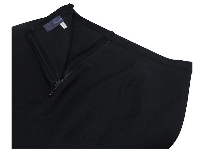 Saia de nylon elástica LANVIN Preto - vista 3