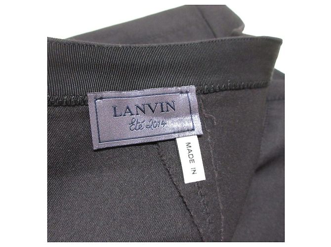 Saia de nylon elástica LANVIN Preto - vista 5