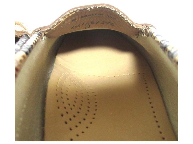 Autre Marque Mocasines G.H. Bass Weejuns de piel de pitón Beige - vista 7
