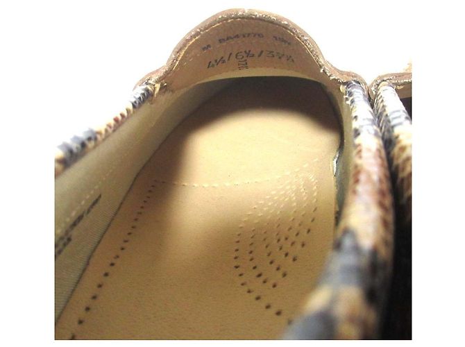 Autre Marque Mocasines G.H. Bass Weejuns de piel de pitón Beige - vista 8