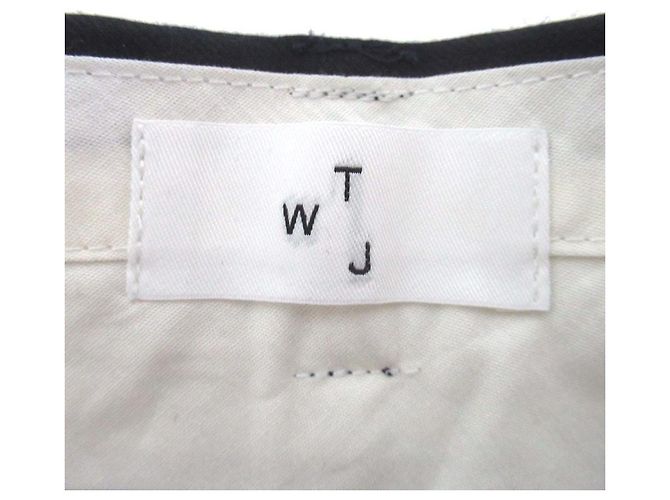 Autre Marque TOKYO WEEKLY JOURNAL Weite Wollhose Blau Marineblau - Ansicht 6