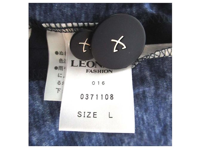 LEONARD FASHION Chaqueta entallada con estampado floral Azul Azul marino - vista 7
