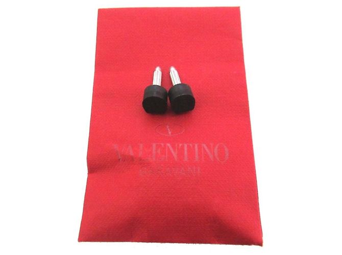 Décolleté Rockstud in vernice Valentino Garavani Marrone - vista 11