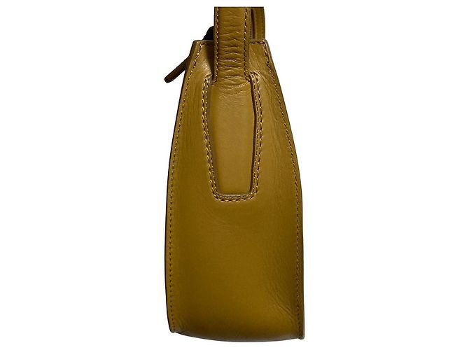Autre Marque Bolsa de mão em couro HIROFU Marrom Castanho claro - vista 5