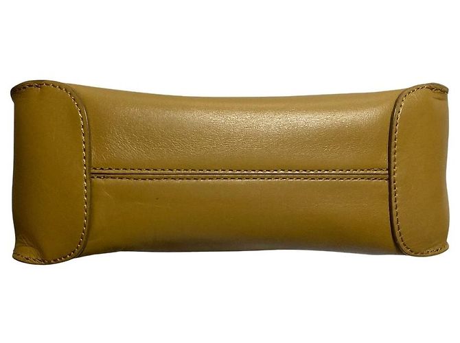 Autre Marque Bolsa de mão em couro HIROFU Marrom Castanho claro - vista 6