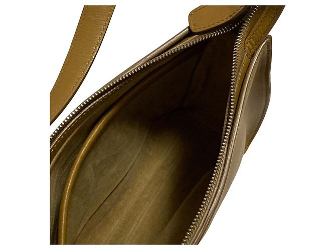 Autre Marque Bolsa de mão em couro HIROFU Marrom Castanho claro - vista 9